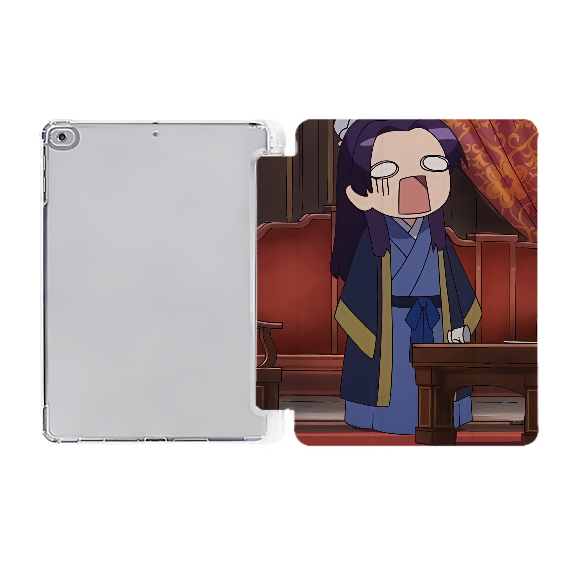 （画像用） 薬屋のひとりごと The Apothecary Diaries IPad ケース ペン収納付き 三つ折りスタンド PUレザー×シリコン 対応機種9.5/10.5/10.9インチ